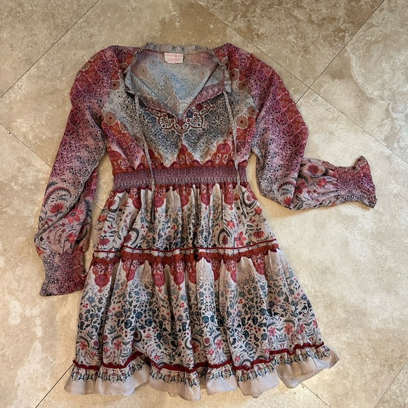 Siddhartha Bansal Anthropologie Dakota Peasant Dress (D3) - Picture 4 of 8